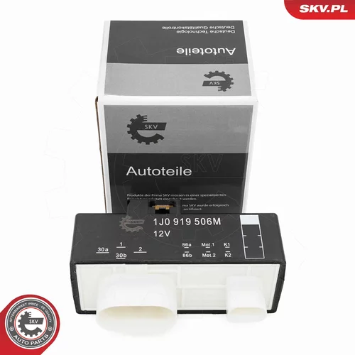 Relé Škoda Octavia elektrický vetrák 1.6/74kW nový typ SKV