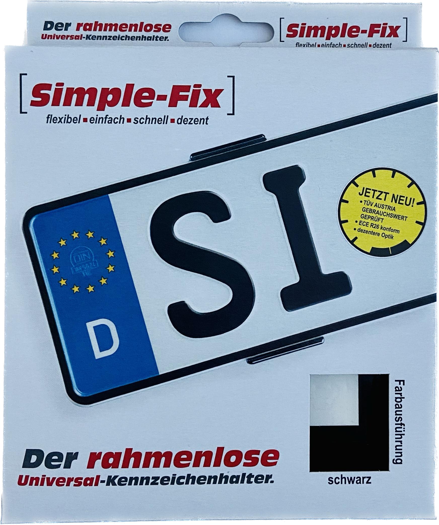 Držiak ŠPZ Simple Fix sada 112mm