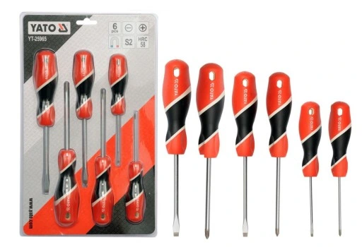Skrutkovač   6-ks magnetický YATO