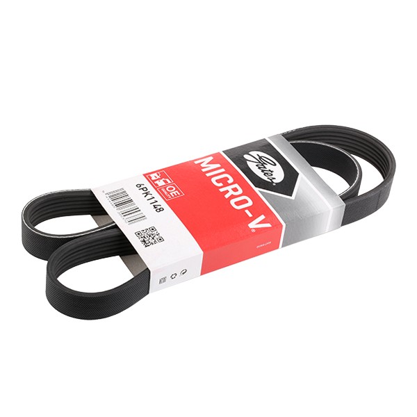 Ozubený klinový remeň 6PK1470 Citroen Berlingo/Fiat Ducato GATES