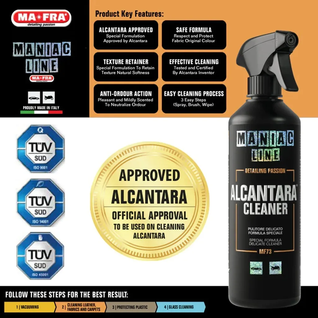 Čistič čalunenia MAFRA Maniac Alcantra 500ml
