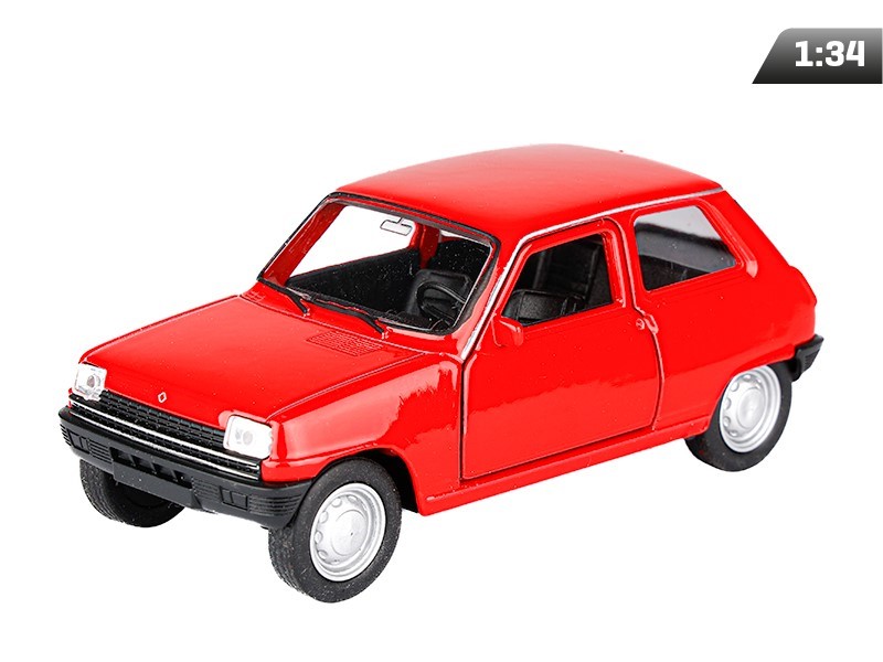 Model Renault 5 červený 1:34     