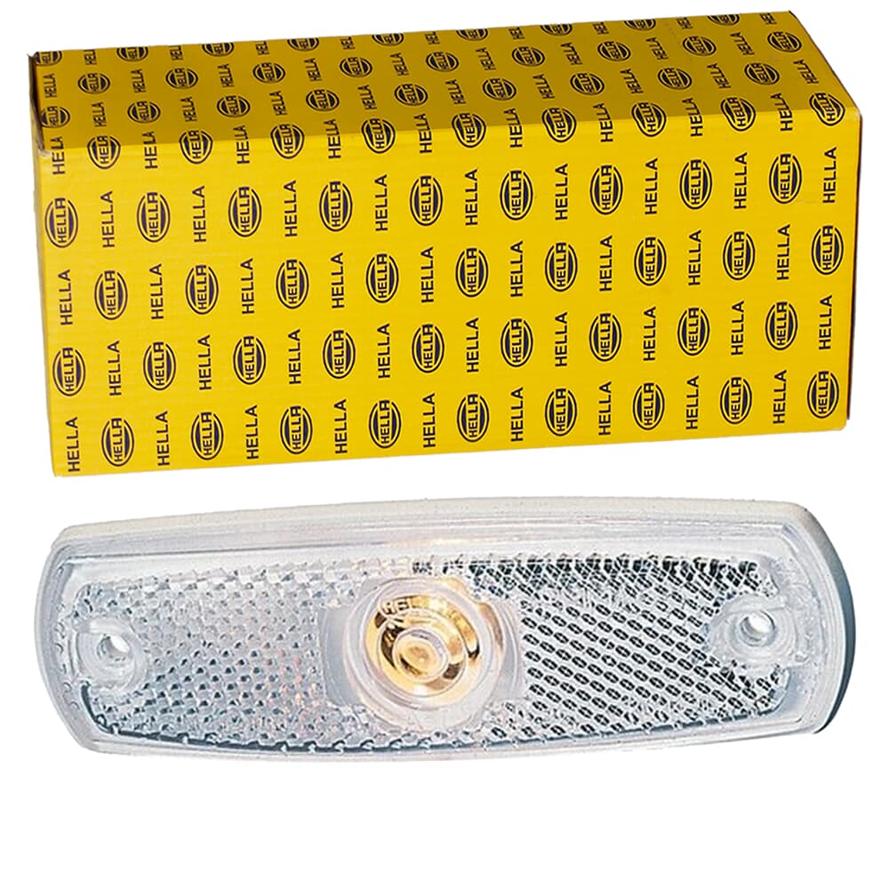 Svetlo obrysové obdĺžníkové biele Karosa K900/Scania/Volvo HELLA