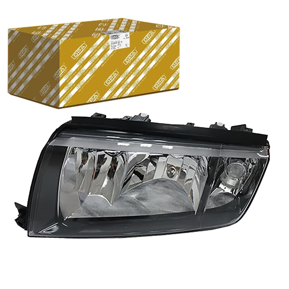 Svetlomet  Fabia Junior s čiernym rámikom DPA ľavý  