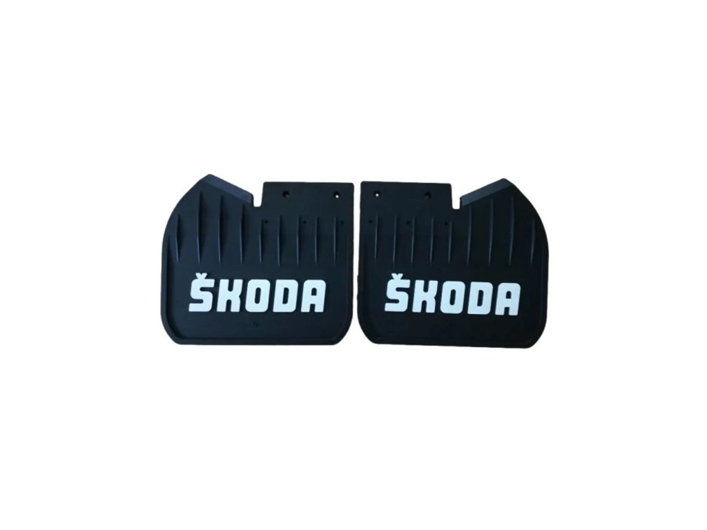 Zásterka zadná Škoda 120 s bielym logom