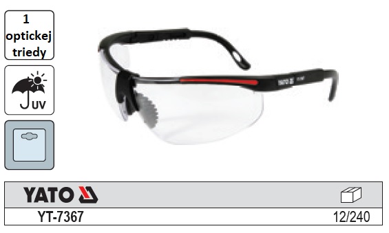 Okuliare ochranné YATO 91708