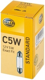 Žiarovka HELLA 12V/ 5W sulfit 36mm