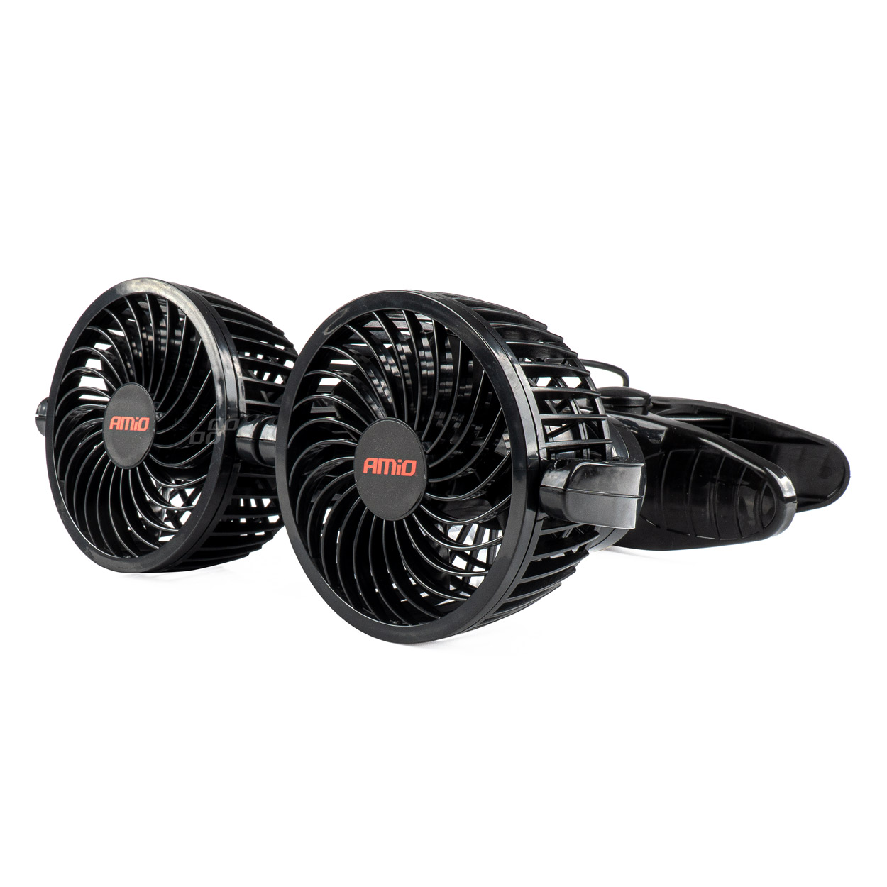 Ventilátor 12V Q100 duo s klipom DC AMIO 